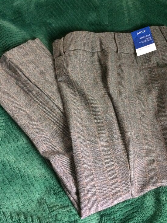 NWT Apt 9 Tummy Control Bootcut Mid Rise Pants Size 8 - Picture 2 of 16